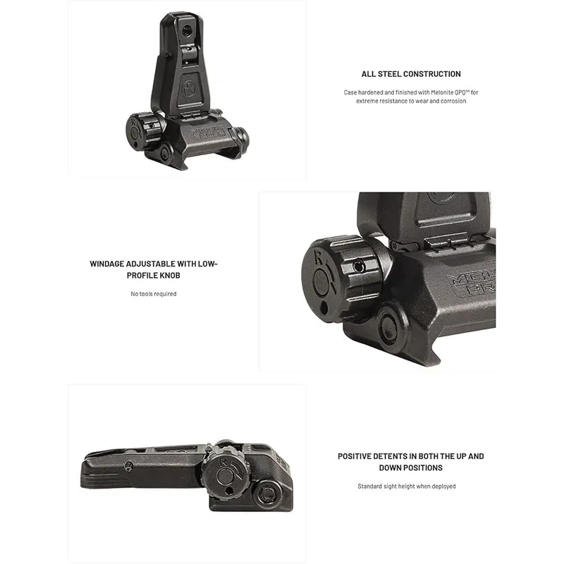 Magpul MBUS PRO Rear Sight, view 4